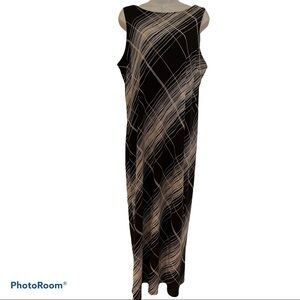 Style & Co collection maxi sleeveless summer dress Sz  L